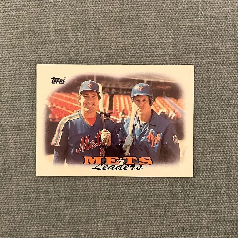 1988 Topps New York Mets Baseball Card Trading Card